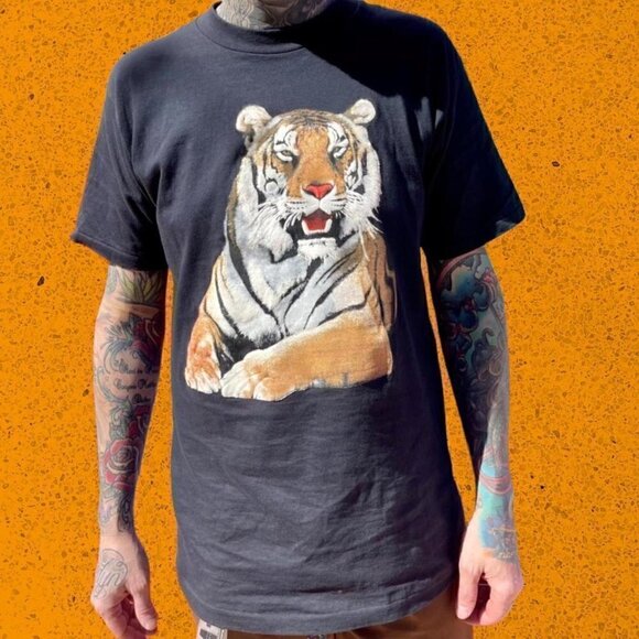 Oneita Other - Vintage tiger shirt